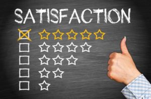 Satisfaction shows in client review