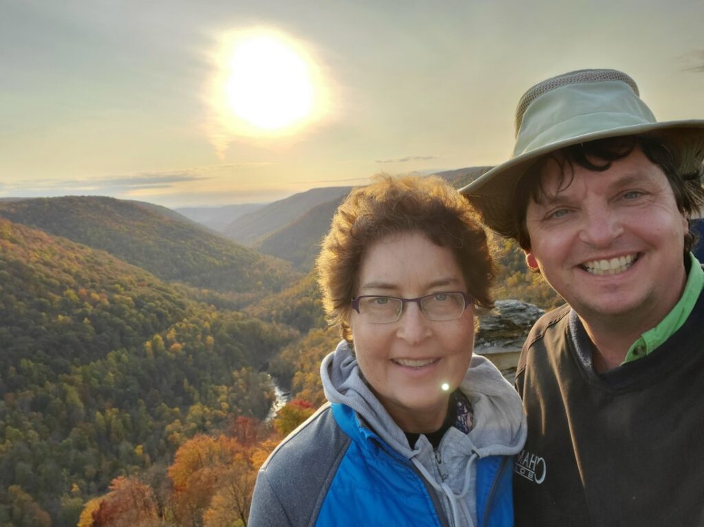 mountaintop in West Virginia is reminder of blogging strategies